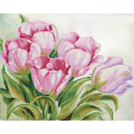 Diamond Dotz® Intermediate Tulip Swathe Diamond Painting Kit